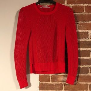 Beautiful Athleta sweater XS, vibrant red like new